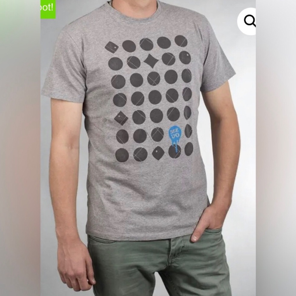NWOT Express Men's Gray Graphic Crewneck T-Shirt S